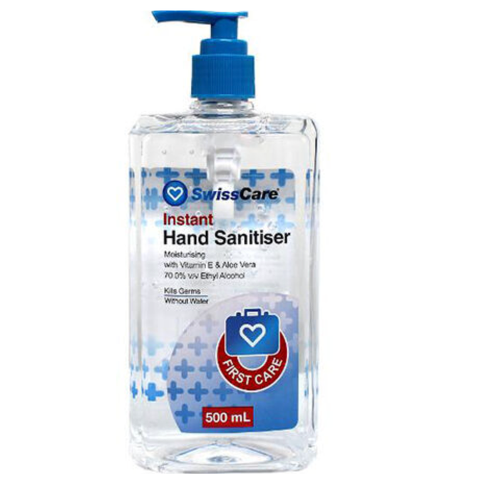 Swisscare Moisturising Hand Sanitiser 500ml