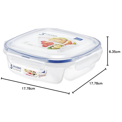 LocknLock 3 Divided Container Small 750ml