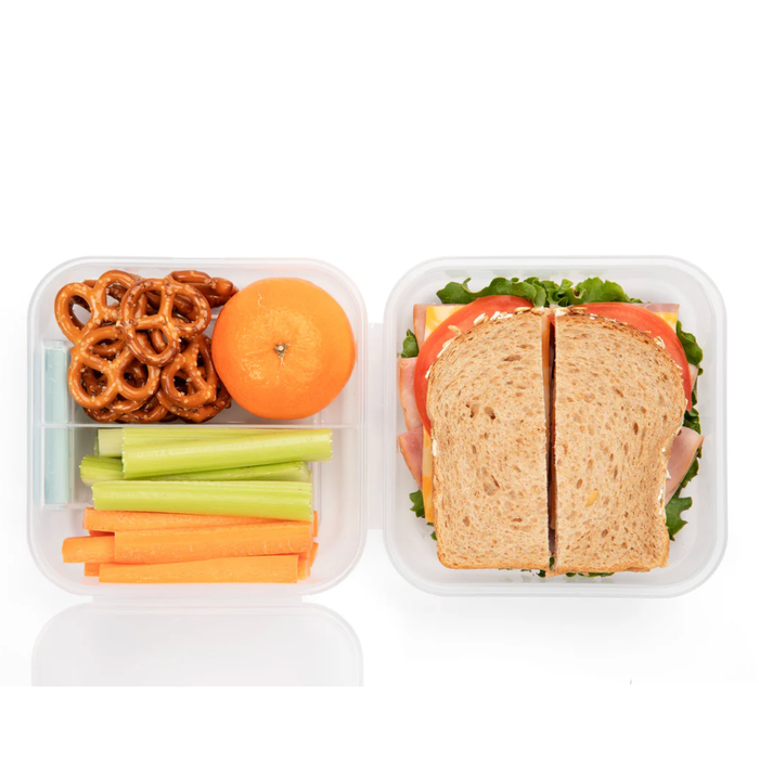 Snap Lock 3 Compartment Lunch Snap and Go 1.2L
