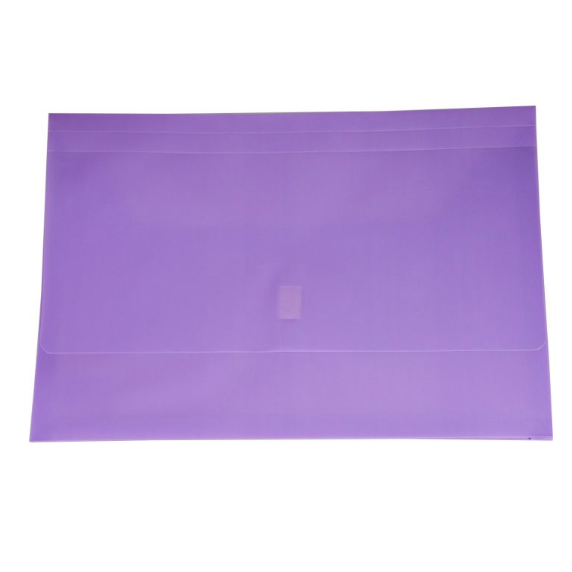 Osmer Plastic A4 Document Wallet- Foolscap Assorted Colours