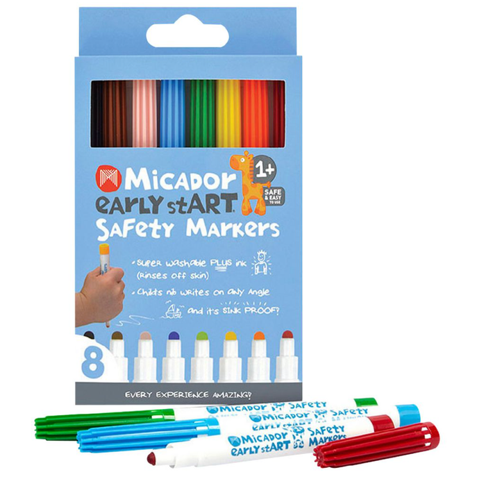 Micador Early Start Safety Markers 8pk