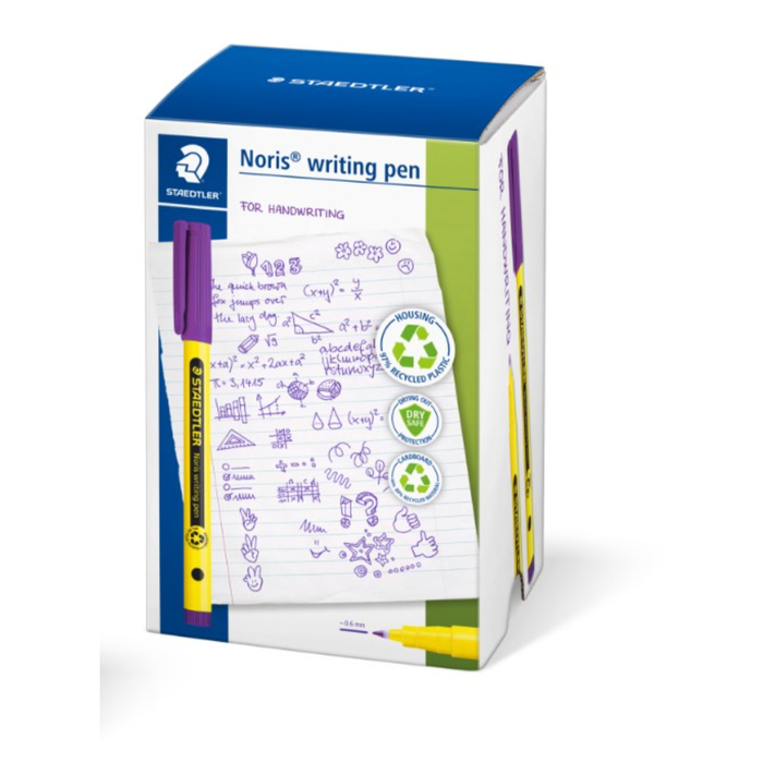 Staedtler 50pk Noris Writing Pen Violet