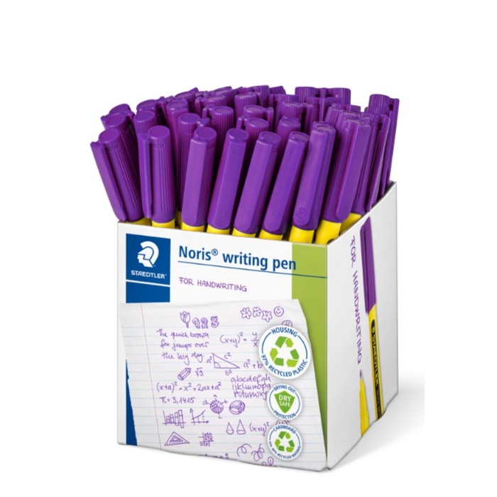 Staedtler 50pk Noris Writing Pen Violet