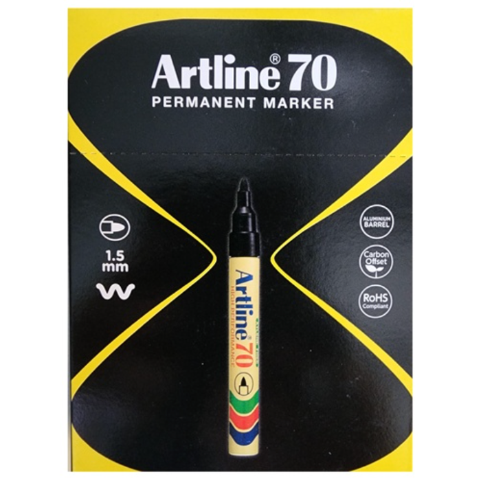Artline 70 Permanent Marker Black