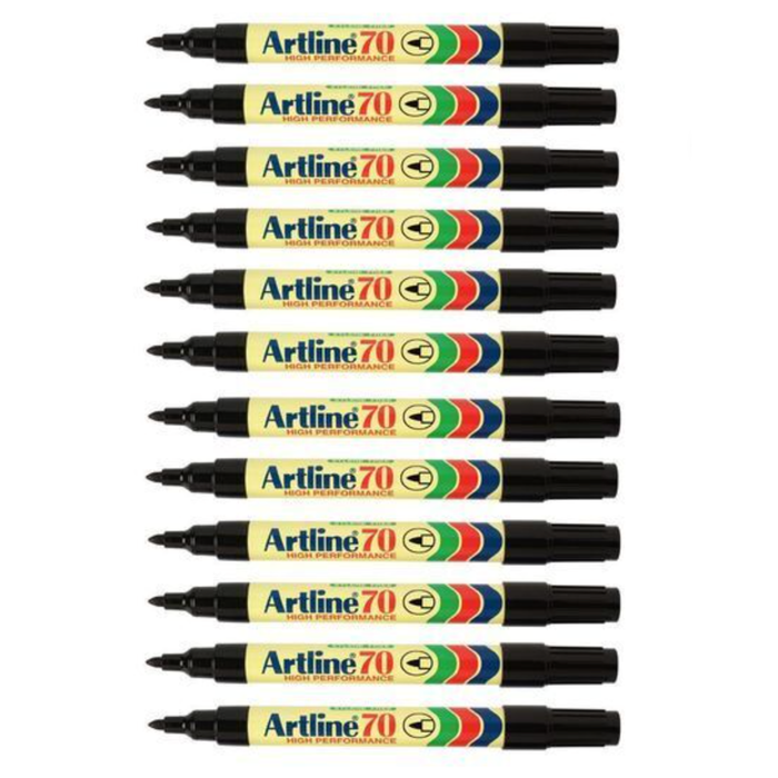 Artline 70 Permanent Marker Black