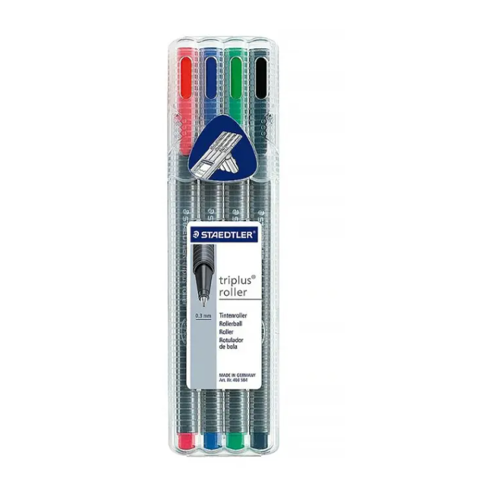 Staedtler Triplus Rollerball 0.3mm 4 Pack