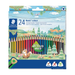 Staedtler 24 Noris Coloured Pencils Triangular Shape