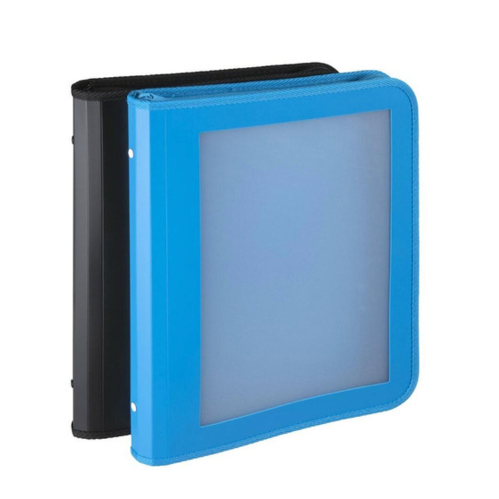 Marbig Professional Zipper Binder With Insert Cover A4 2D Ring