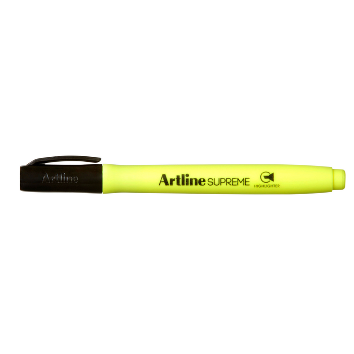 Artline Supreme Highlighter Yellow - 12 Pack