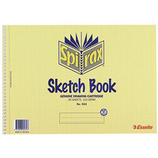 Spirax Sketchbook 534 - 20pages