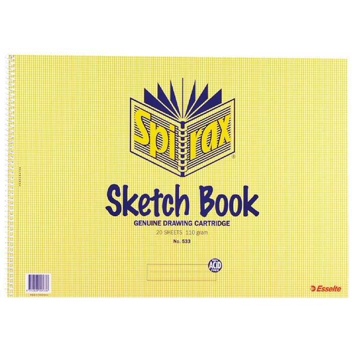 Spirax Sketchbook A3 - 40pages