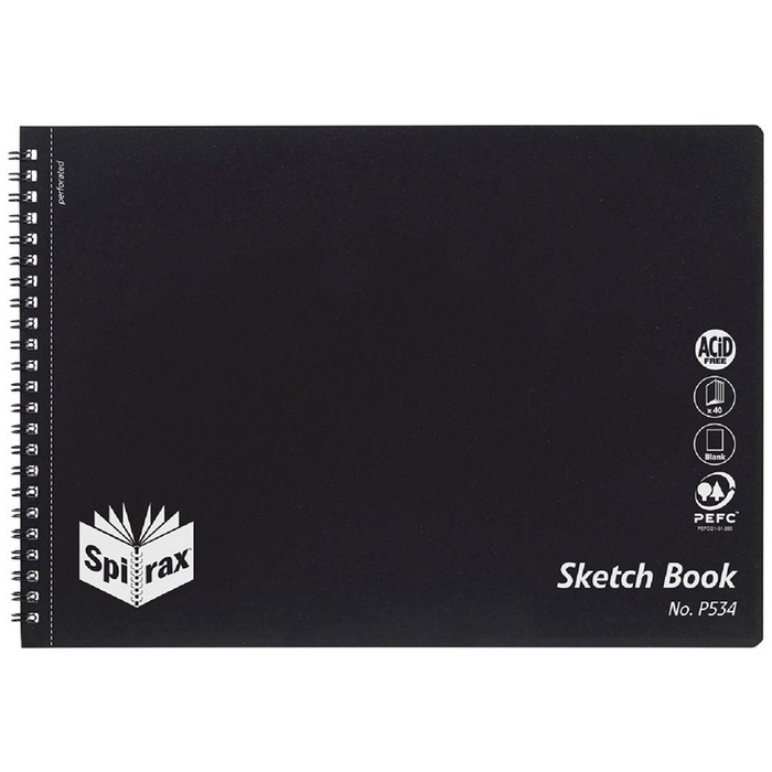 Spirax Sketchbook A4 - 40pages