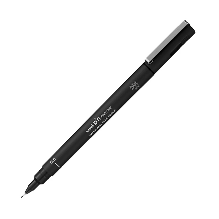 Uni Pin Fine Liner Pen - 0.5 mm Black