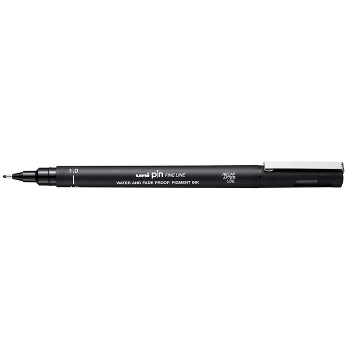 Uni Pin Fine Liner Pen - 1.0 mm Black