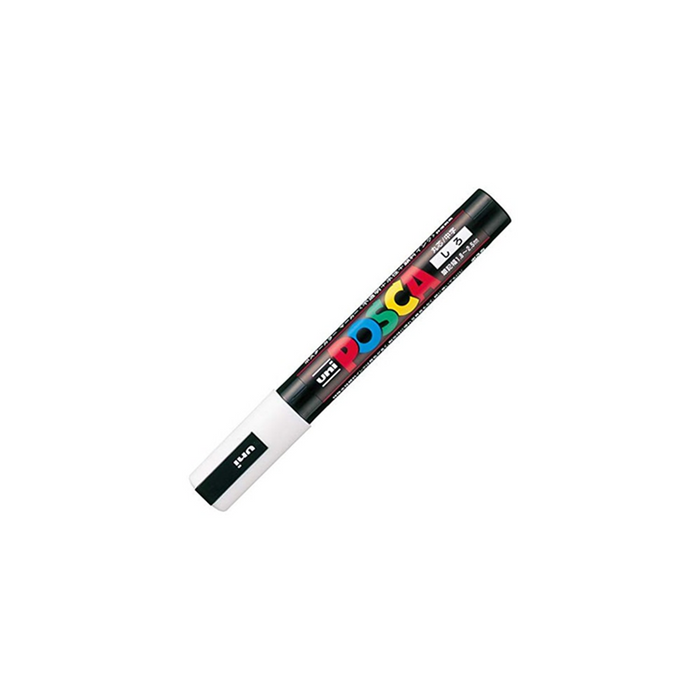 Uni Posca Paint Marker Medium Bullet Shaped 1.8-2.5mm - White