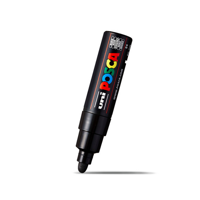 Uni Posca Paint Marker Bullet Tip 8.0mm - Black
