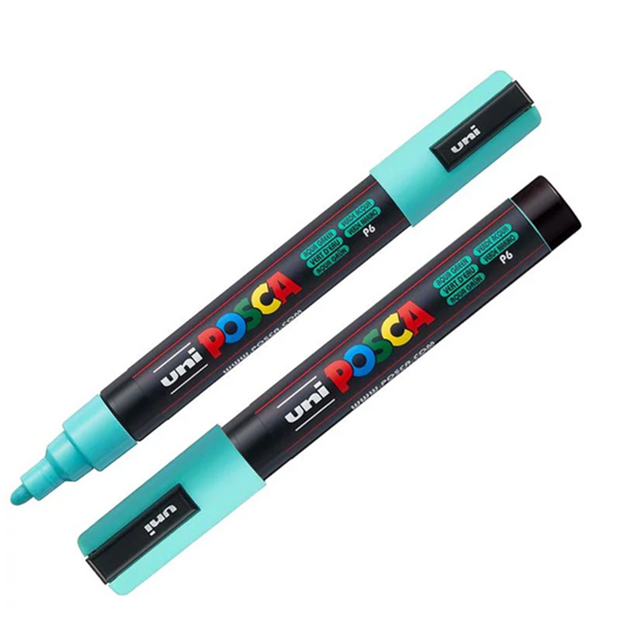 Uni Posca Paint Marker Medium Bullet Shaped 1.8-2.5mm - Aqua Green