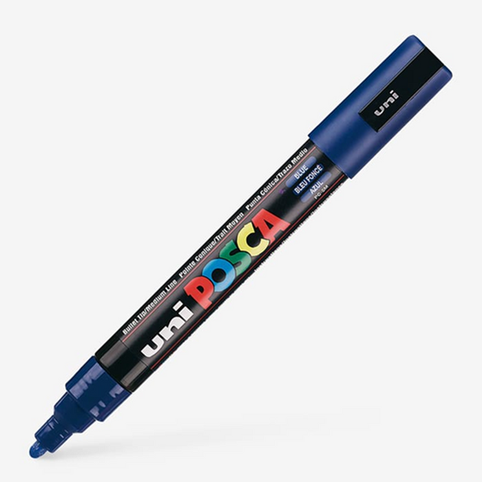 Uni Posca Paint Marker Medium Bullet Shaped 1.8-2.5mm - Blue