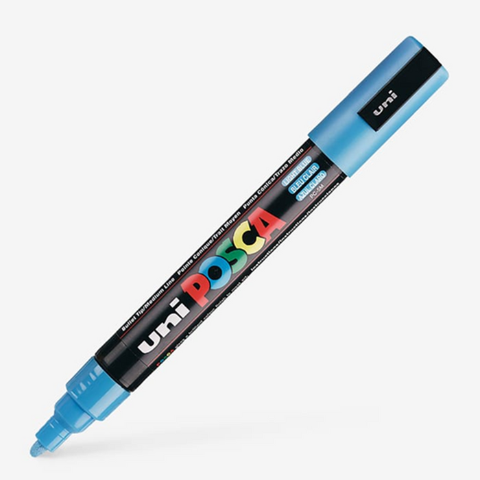 Uni Posca Paint Marker Medium Bullet Shaped 1.8-2.5mm - Light Blue
