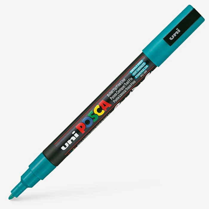 Uni Posca Paint Marker Fine Bullet Shaped 0.9-1.3mm-  Emerald Green