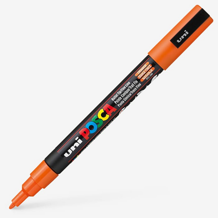 Uni Posca Paint Marker Fine Bullet Shaped 0.9-1.3mm-  Orange