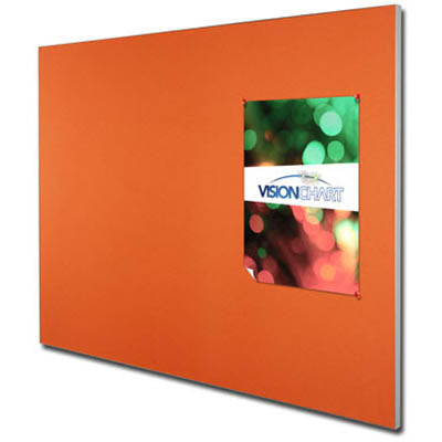 VISIONCHART SUZETTE PINBOARD WRAPPED 900 X 600MM