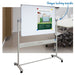 Visionchart Mobile Porcelain Magnetic Whiteboard 1800 X 1200