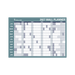 2027 Calendar Year Wall Planner - 12 Month (h700 x w912mm) - Laminated Roll Up - Collins Wall