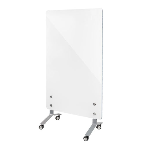 Visionchart Quiet Mobile Glassboard 1700 x 900mm White