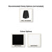 SANA Serenity Desk Screen 24mm Below Desk 1800 x 400mm