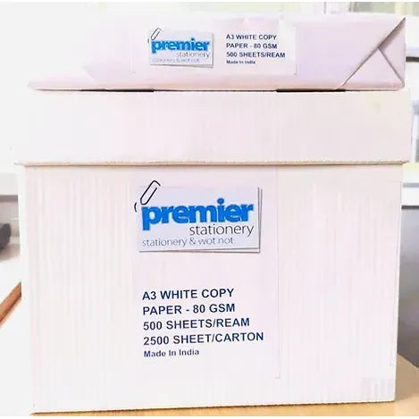 Multipurpose A3 Copy Paper 80 GSM High white CIE 160