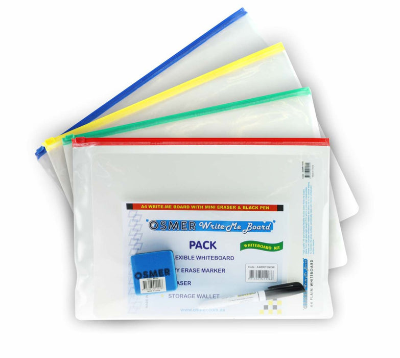 Osmer A4 Write-Me Board Kit (Each)
