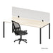 SANA Serenity Desk Screen 24mm Above Desk 1500 x 600mm