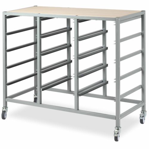 Creative Kids Mobile Storage Trolley Frame 1100 x 440 x 920mm Grey EMTTT