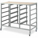 Creative Kids Mobile Storage Trolley Frame 1100 x 440 x 920mm Grey EMTTT