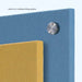 Visionchart Velour Wrapped Frameless Pinboard 1800 x 1200mm Assorted