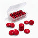 Visionchart Magnetic Buttons 20mm Pack of 16 Red VA0017-RED