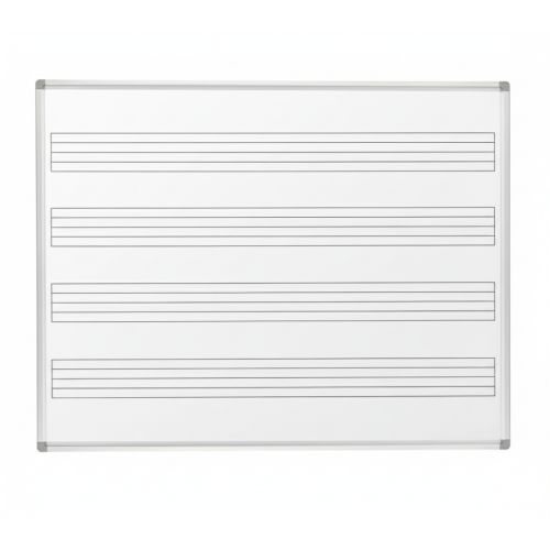 DuraWrite Music Staff Whiteboard 1500 x 1200mm Standard Frame