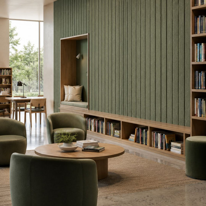 SANA Linea Acoustic Panel 12mm 2600 x 1200mm Olive 60