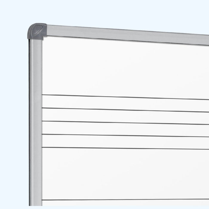 Visionchart EverWrite Music Staff Porcelain Whiteboard 2400 x 1200mm VMB2412-P