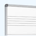 Visionchart EverWrite Music Staff Porcelain Whiteboard 2400 x 1200mm VMB2412-P