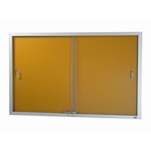 Visionchart BeNoticed Lockable Sliding Door Notice Case 1800 x 900mm