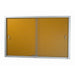 Visionchart BeNoticed Lockable Sliding Door Notice Case 1800 x 900mm