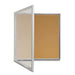 Visionchart TX Weatherproof 1 Door Notice Case 1050 x 1080mm Cork TX6000