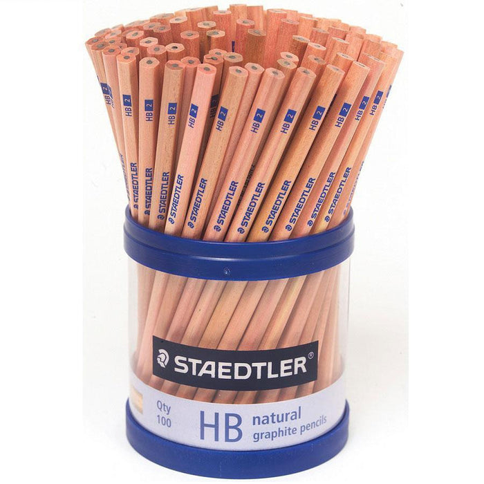 Staedtler Natural Graphite Pencils HB 100 Pack