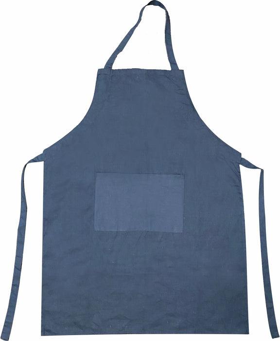 Student Apron with Adjustable  Strap - Navy Blue