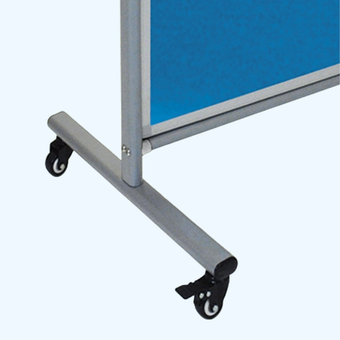 Visionchart Modulo Pinboard Room Divider Mobile 1800 x 1000mm Blue