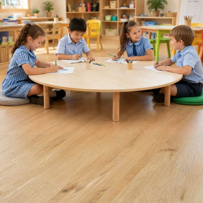Creative Kids Group Time Table 1200 x 280mm White ECCT
