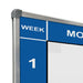 Visionchart Printed Magnetic Whiteboard Standard Frame 2400 x 1200mm PVB2412