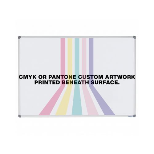 Visionchart Printed Magnetic Whiteboard Standard Frame 600 x 450mm PVB6045